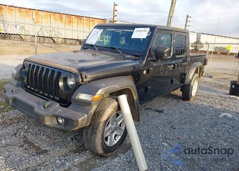 2020 Jeep Gladiator Sport S 4X4 из США, поврежденный, VIN 1C6HJTAG7LL174476